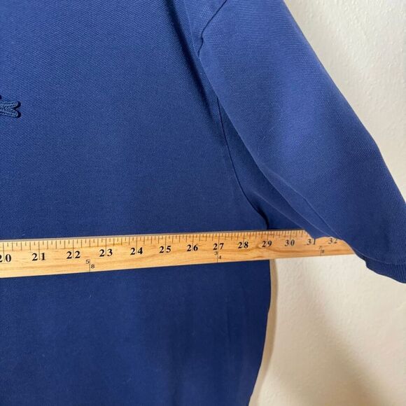 Lactose Shirt Mens 3XLB Navy Blue Polo Short Sleeve Classic Fit - Picture 7 of 8